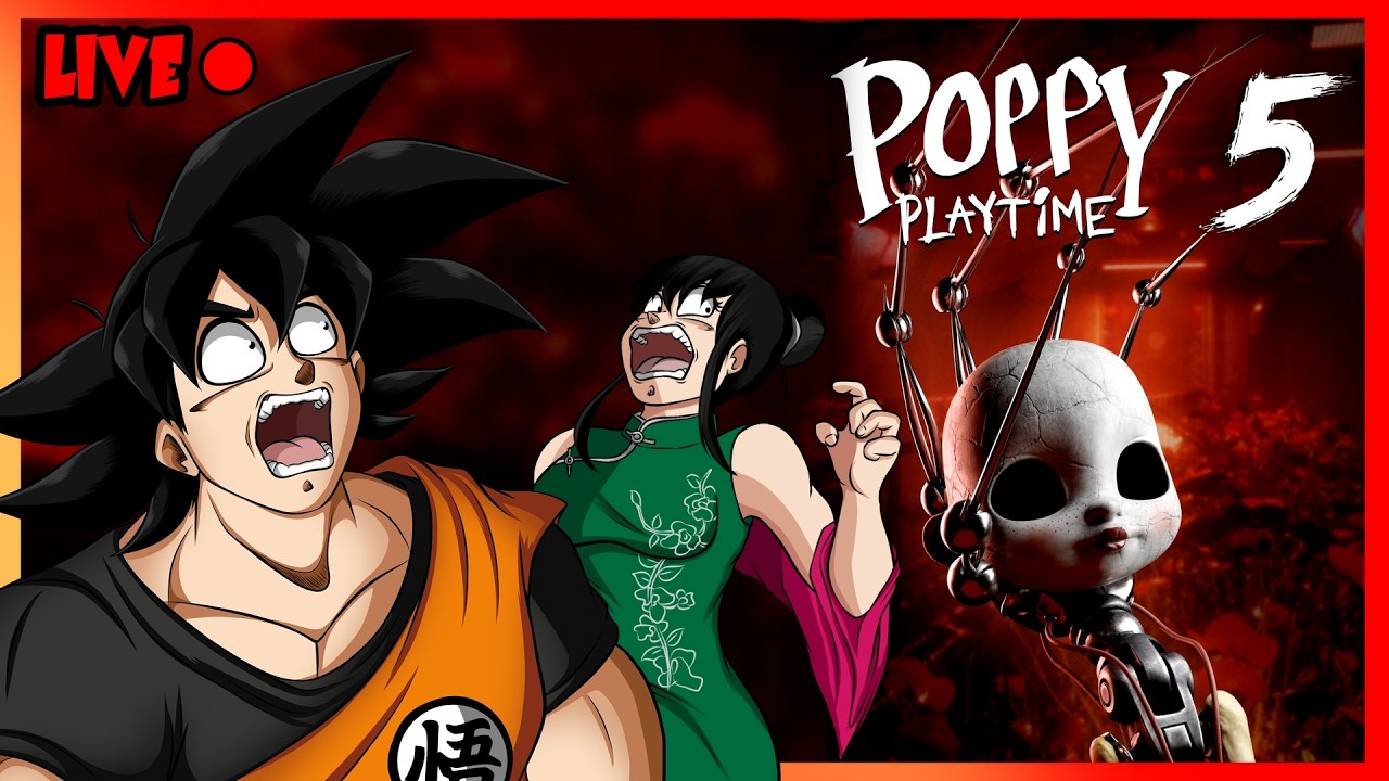 Goku And Chi-Chi VS The Prototype! | Poppy Playtime Chapter 5 🔴LIVE