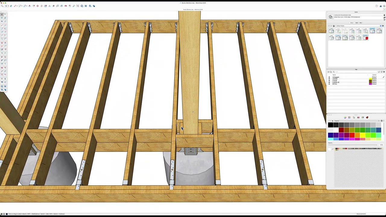 Building a Deck in SketchUp:  Tips and Techniques 🛠️