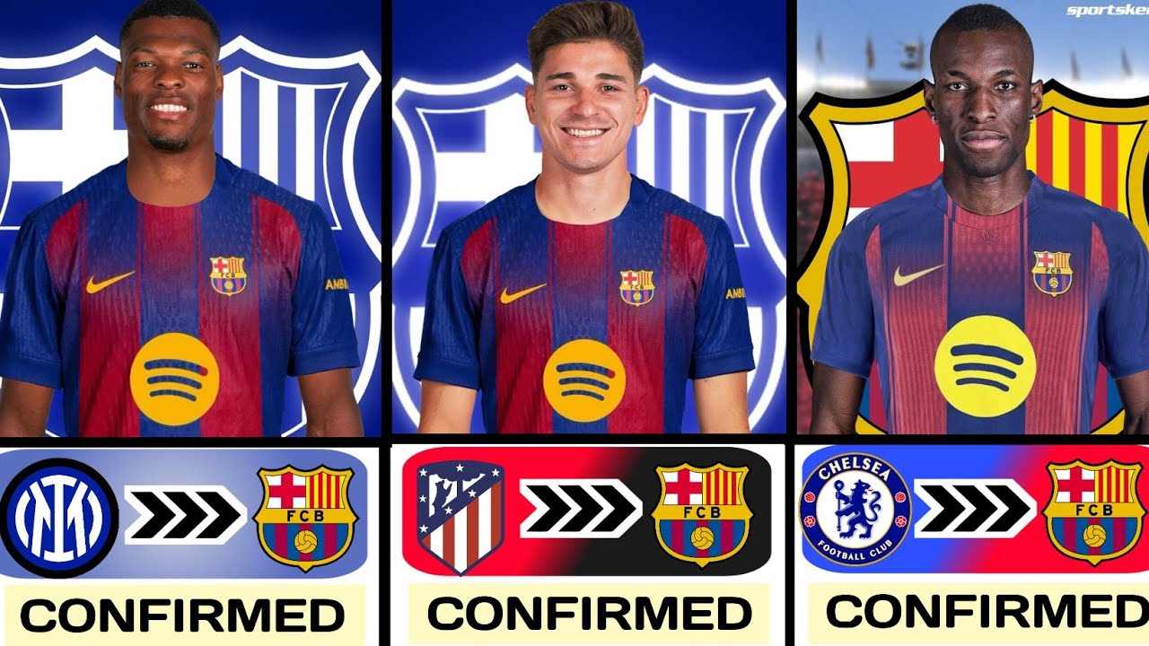 Barcelona Summer Transfer News 2025 | Ft. Alvarez to Barcelona, Dumfries to Barcelona, Jackson✔️