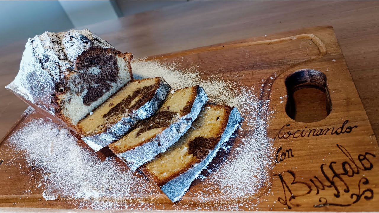 C&oacute;mo hacer un Queque Marmoleado Esponjoso y H&uacute;medo | Receta f&aacute;cil y casera