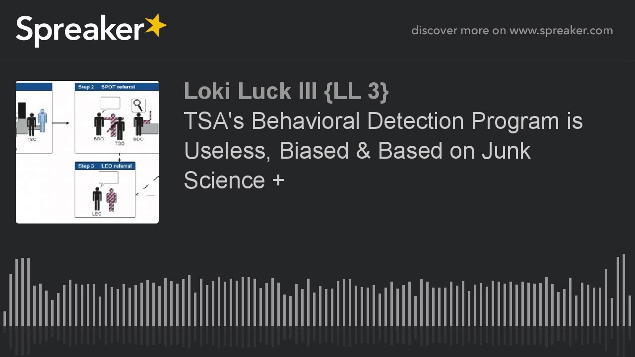 TSA's Behavioral Detection Program is Useless, Biased & Based on Junk Science +