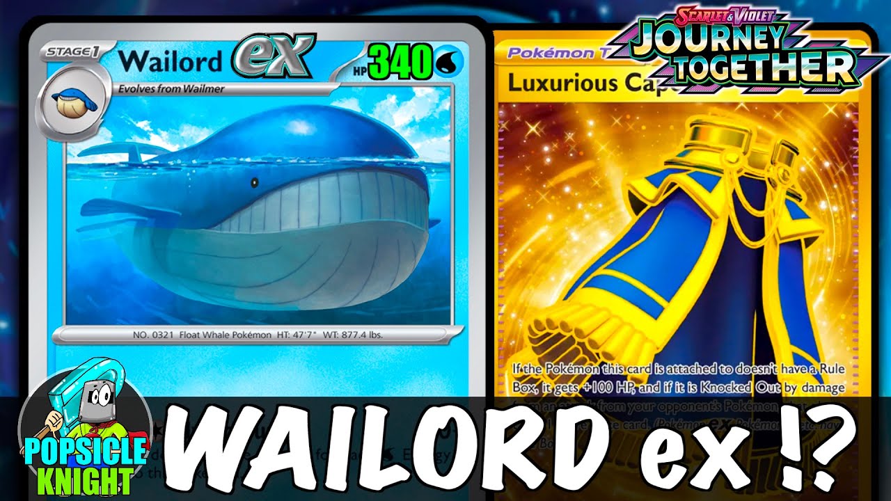 WAILORD ex!? : 340 HP Tank & OHKO Anything ! PTCGL Gameplay (JOURNEY TOGETHER)