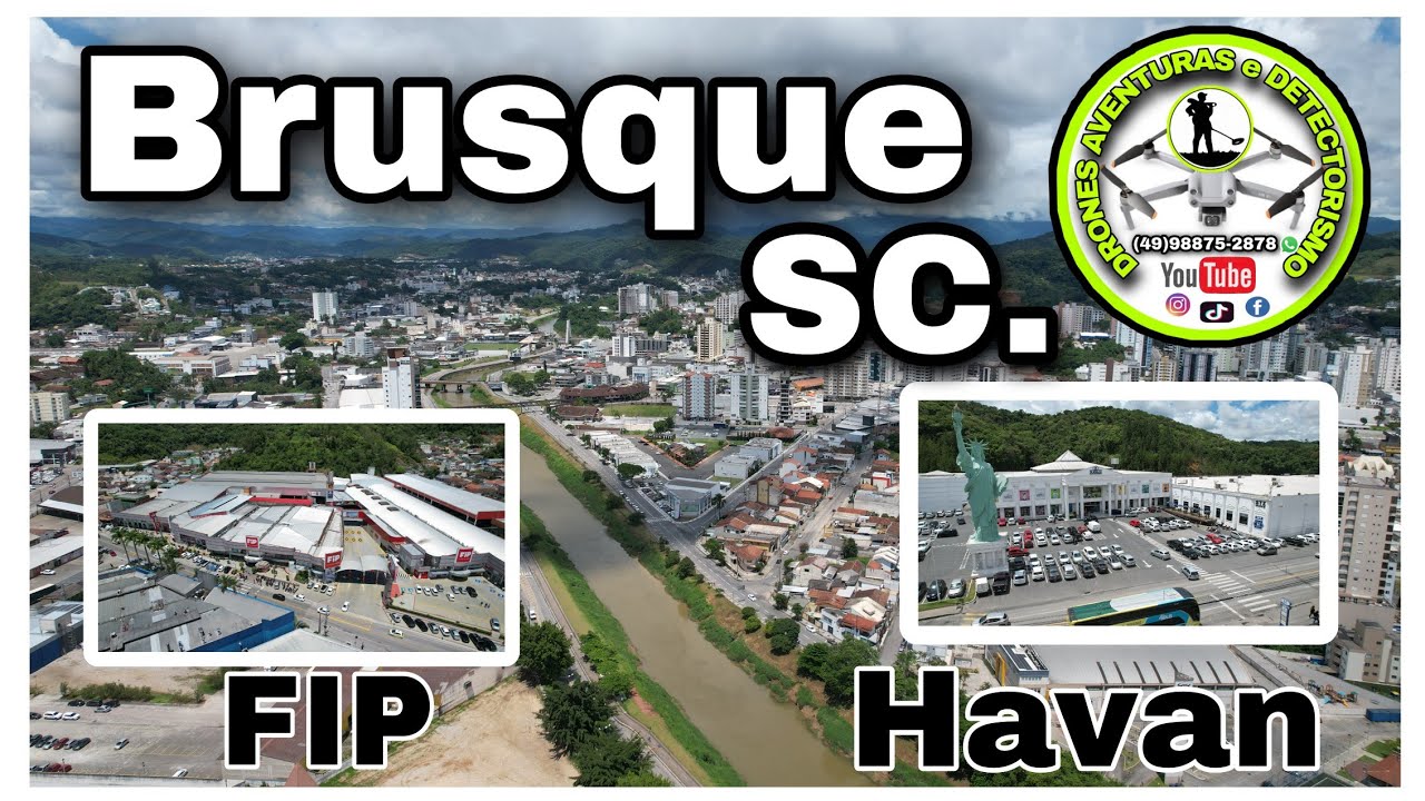 Drones Aventuras e Detectorismo  na Cidade de Brusque SC. ( 4k )