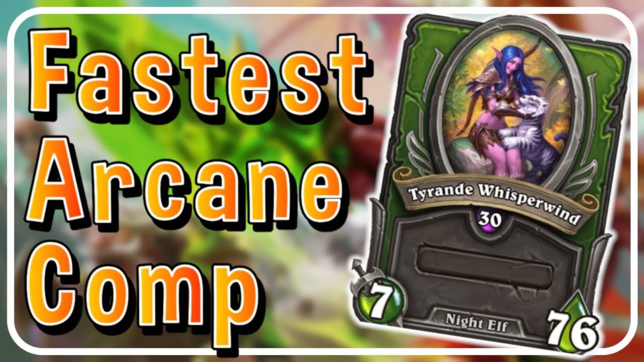The Super Fast Arcane bench comp!! - Speed + Damage!! | Hearthstone Mercenaries |