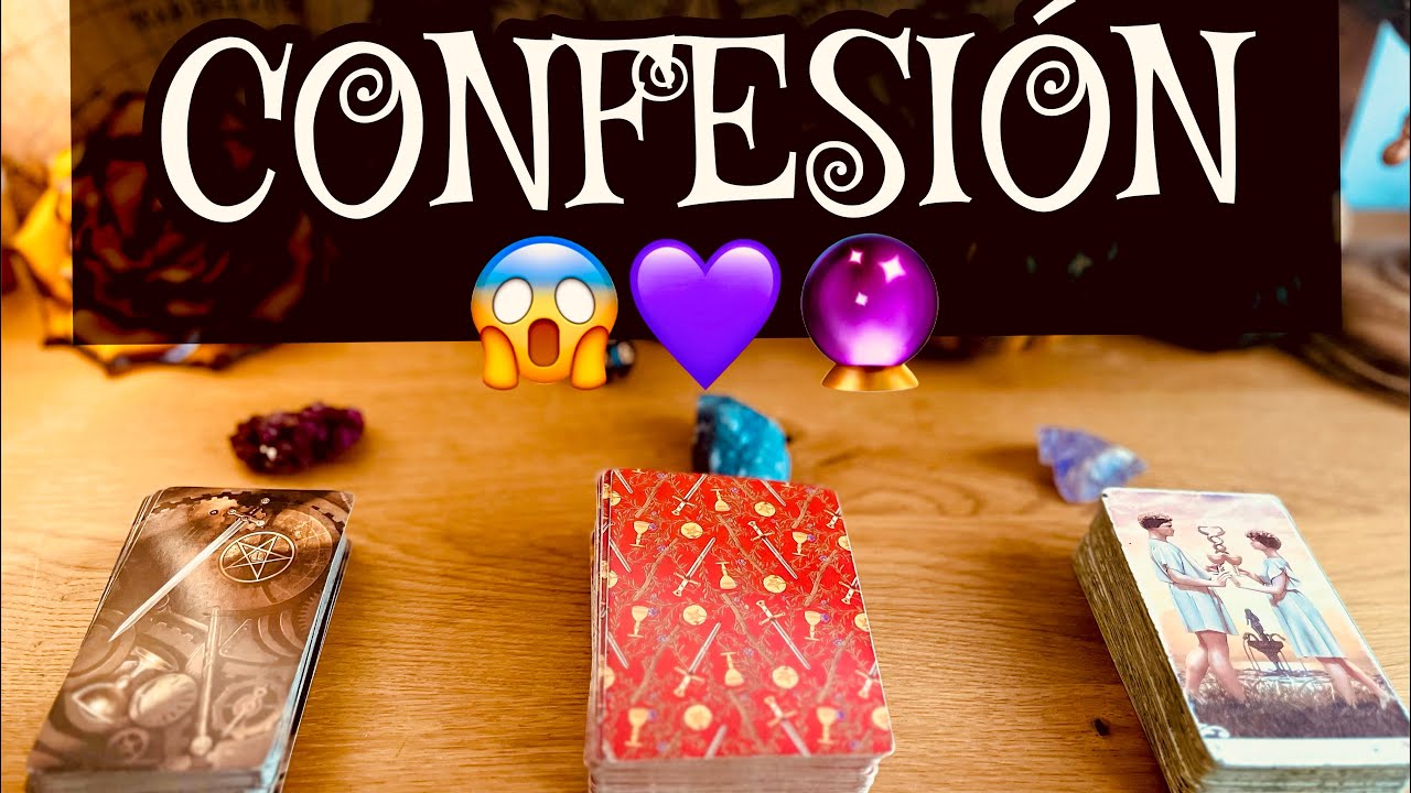 NO SABE SI DECIRTE ESTO 😱♥️✨😥 ¿LO HARÁ? ♥️🔮 Tarot Interactivo Amor 🔮♥️