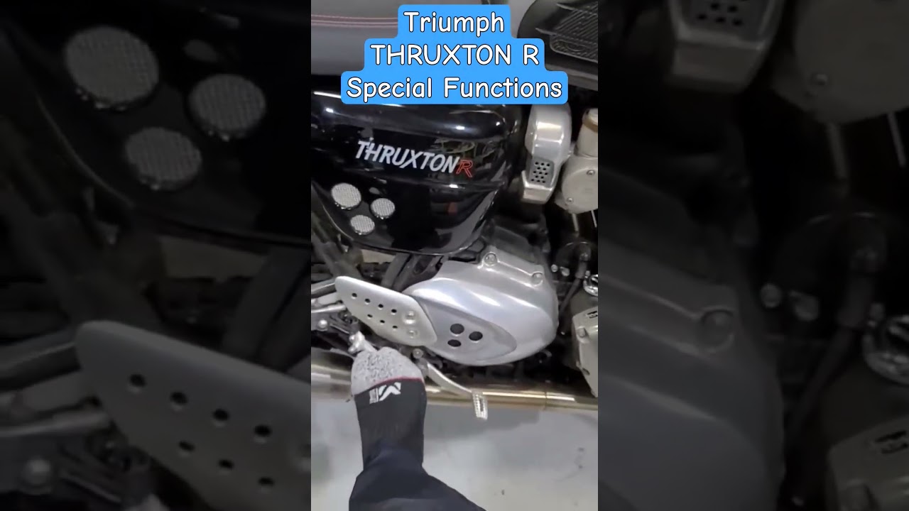 Triumph THRUXTON R  Special Functions
