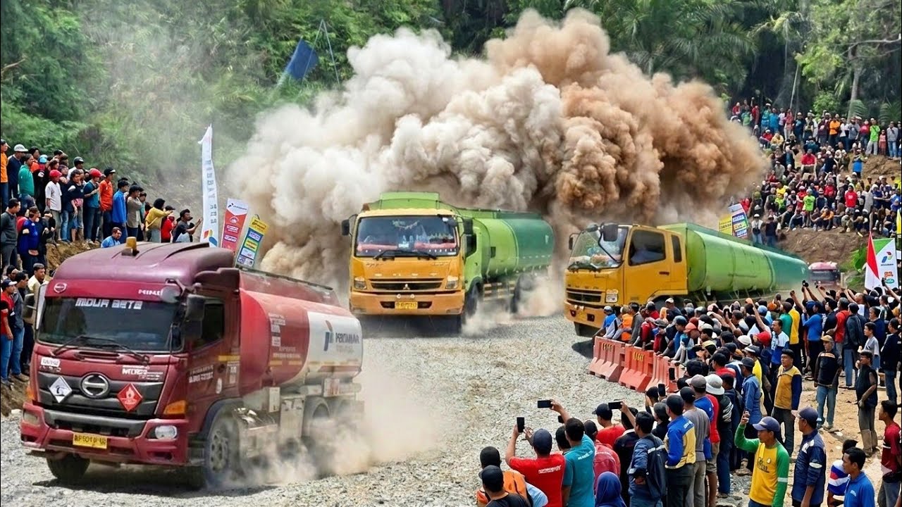 Innalillahi..|| Sopir Menyerah Truk Gagal Nanjak