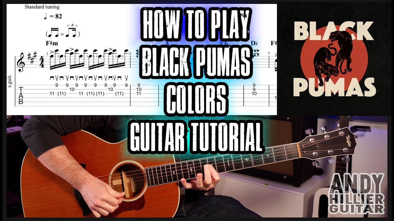 How to play Black Pumas - Colors Guitar Lesson