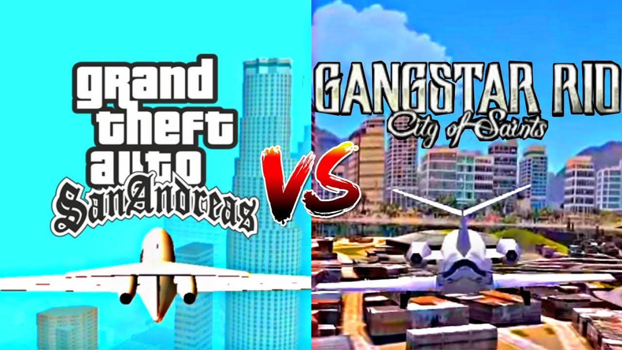 Gta San Andreas VS Gangstar Rio! | COMPARISON (Side by Side) | (in depth) 2020