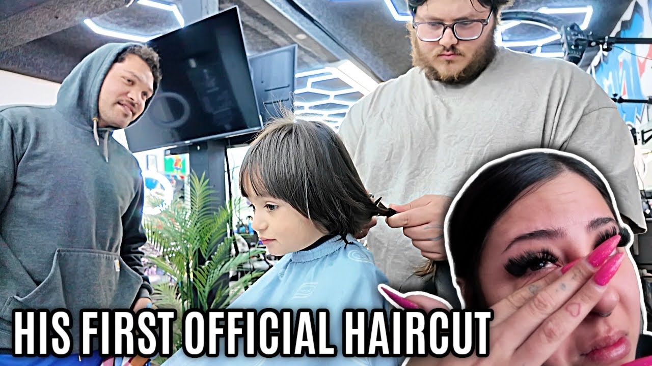 He’s Not A Baby Anymore… First Big Boy Haircut 