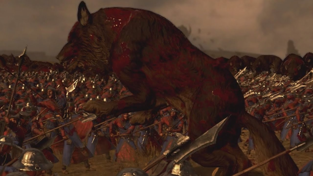 GIANT WOLVES vs ARMY - Total War: WARHAMMER