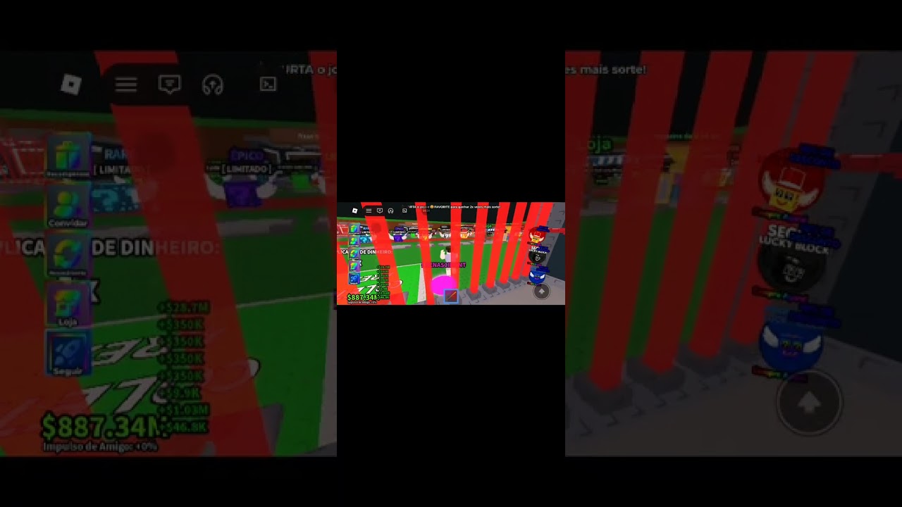 Jogando Roube um Brainrot Adimistrador Lucky Block da sorte [Roblox] 