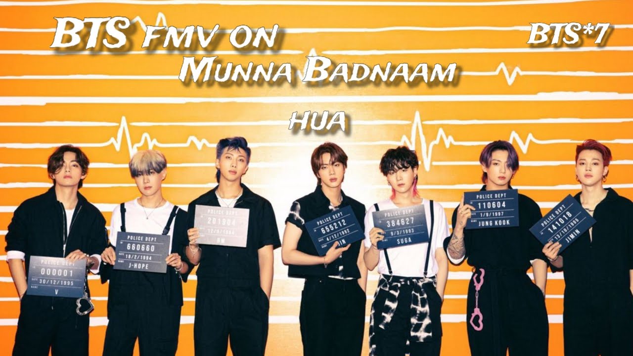 req vid💜BTS fmv on Munna Badnaam hua ft Dabbang 3|BTS fmv on Salman Khan song|BTS ft hindi bollywood