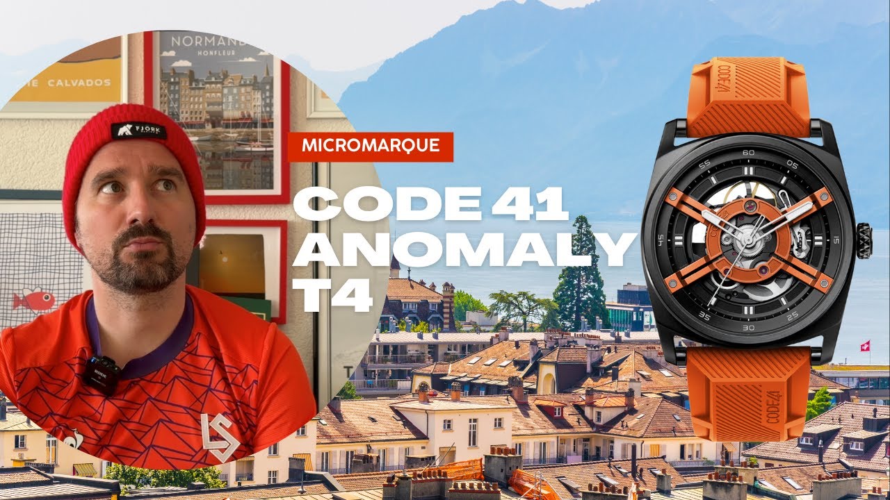 Une montre lausannoise squelette que j'adore : Code41 Anomaly T4