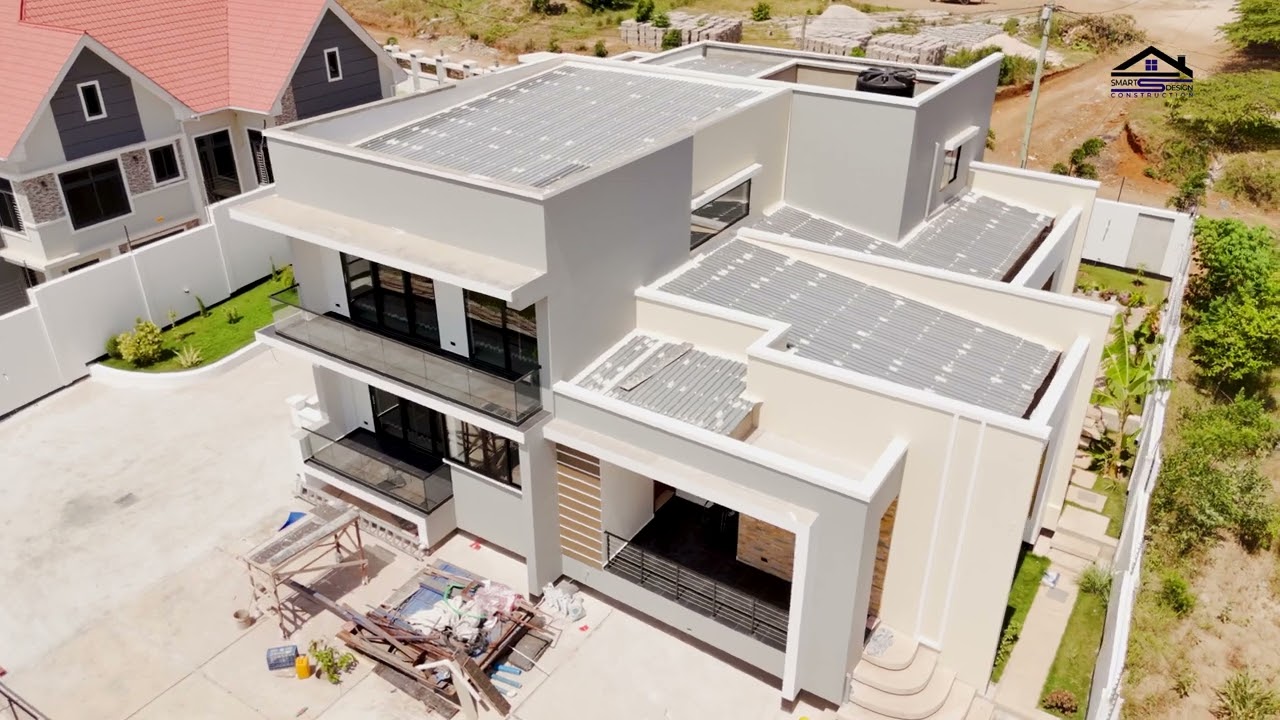 MODERN HOUSE DESIGN (FINISHING STAGE) by smartdesign Tanzania