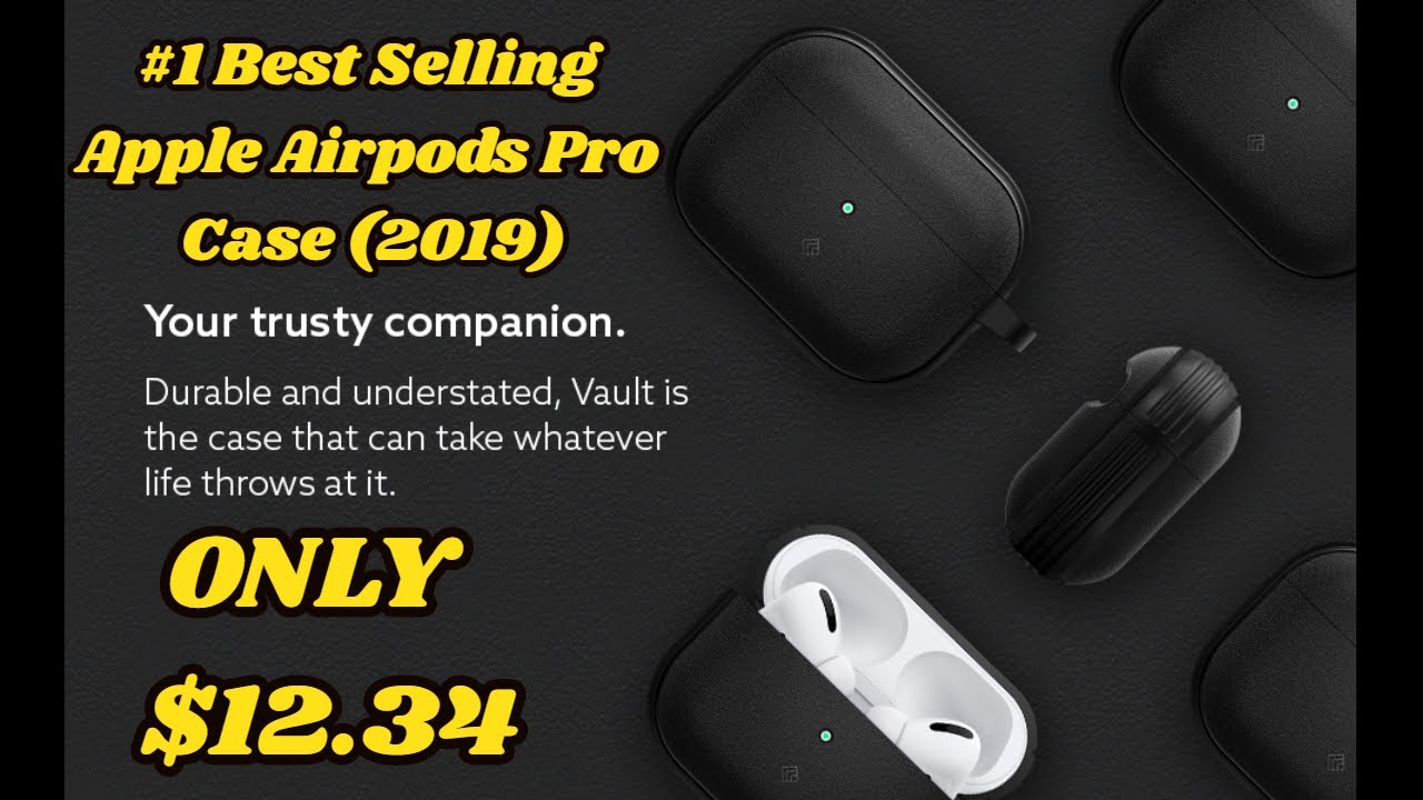 Caseology Vault for Apple Airpods Pro Case (2019) - Matte Black