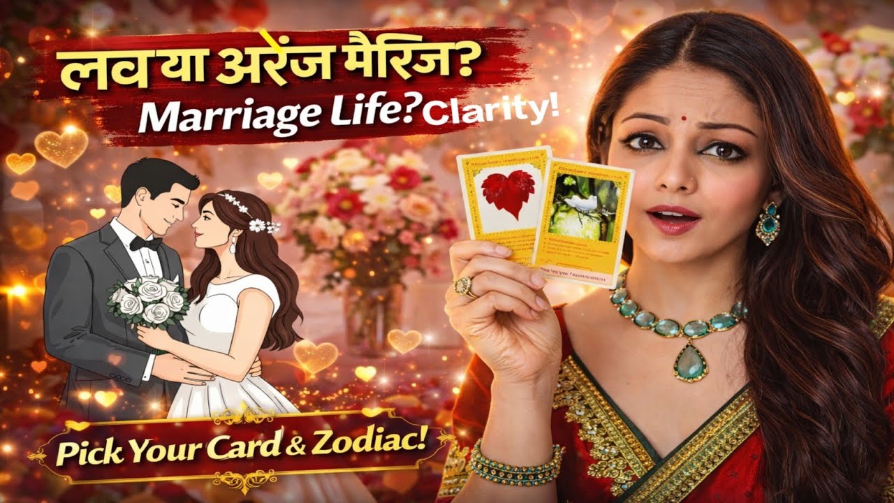 ☝️Your MARRIAGE Clarity 🔔LOVE or ARRANGED Marriage? MARRIED LIFE? Pick a Card Tarot Reading