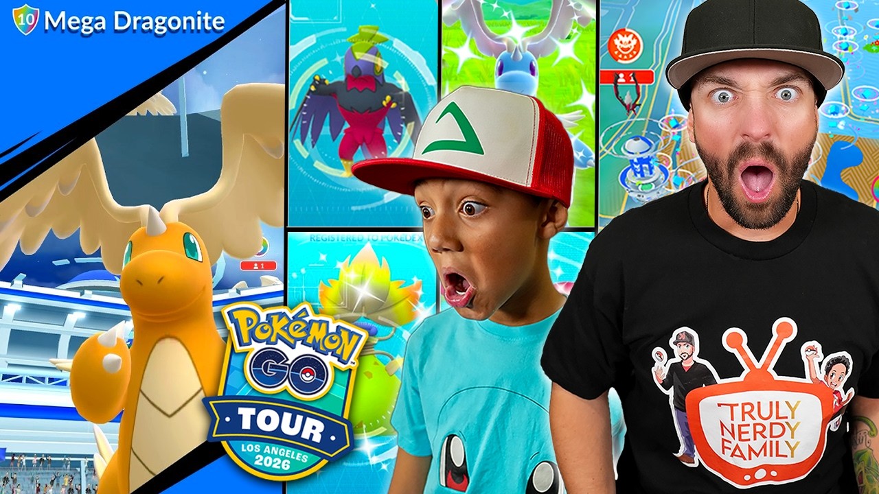 Тур Pok&eacute;mon GO 2026 в Лос-Анджелесе ✨ Охота за блестящими покемонами и легендарные рейды!