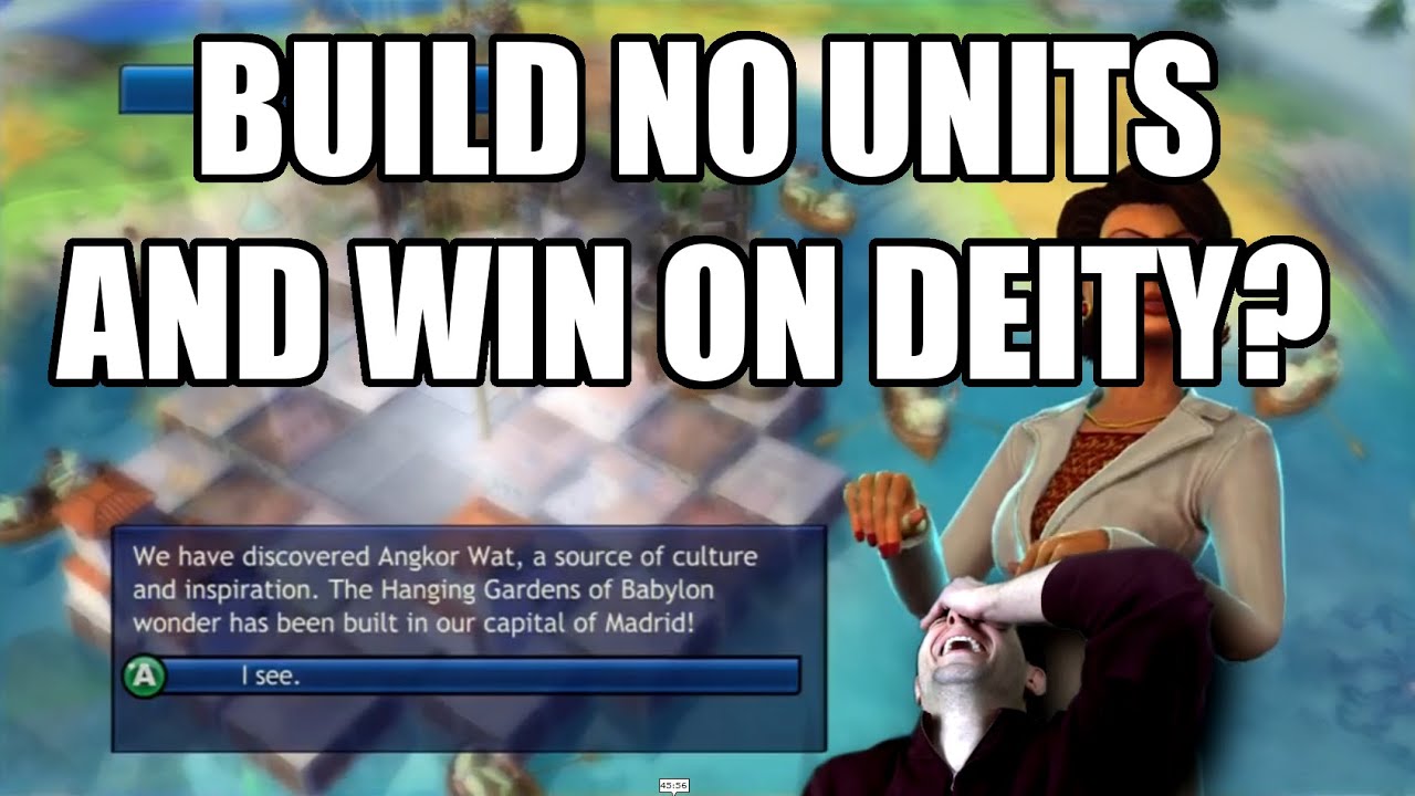 Civilization Revolution - Build No Units And Win On Deity - 1730 AD Economic Victory