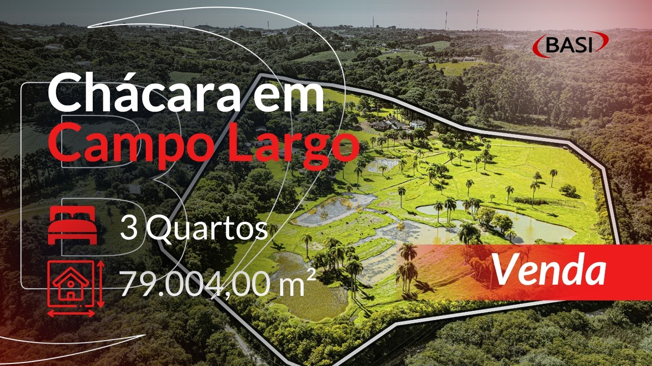Chácara à Venda em Ferraria, Campo Largo (79.004,00 m²)