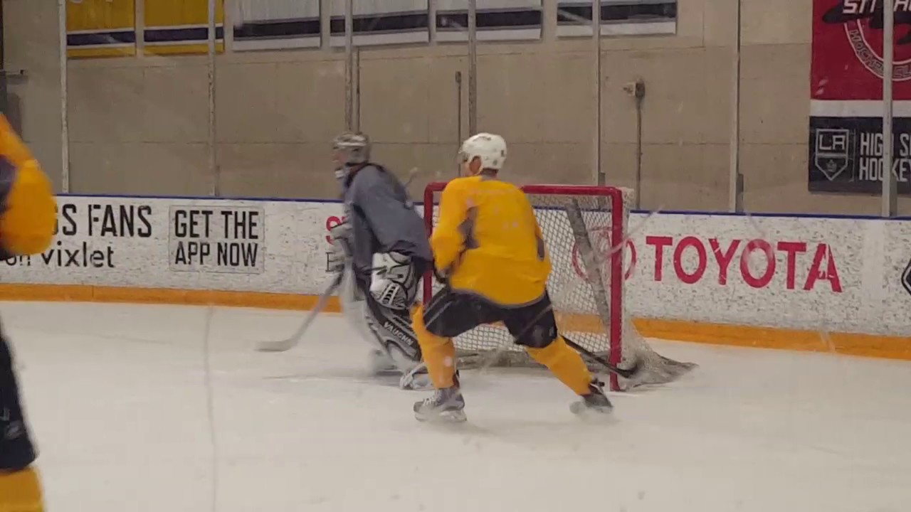 Ben Bishop & Jonathan Quick Practice 3/18/17