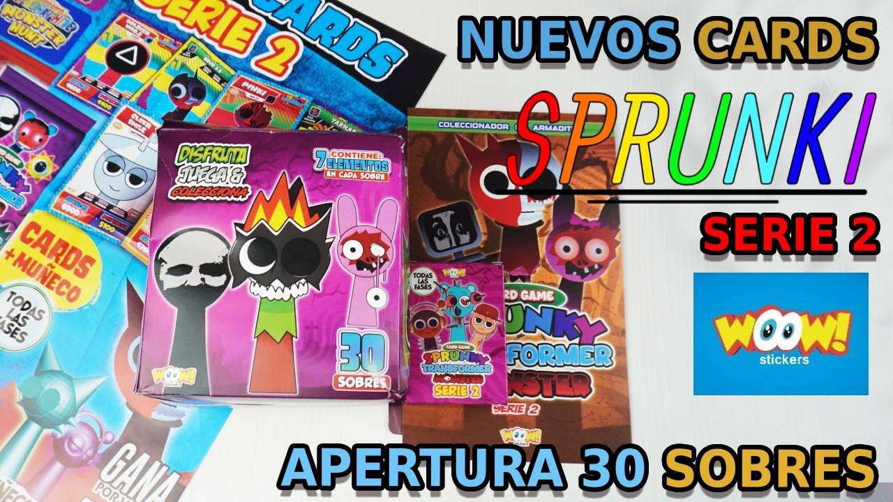 Cards Sprunki Serie 2 de Woow Stickers: Revisión y Apertura 30 sobres (Colección Peruana)