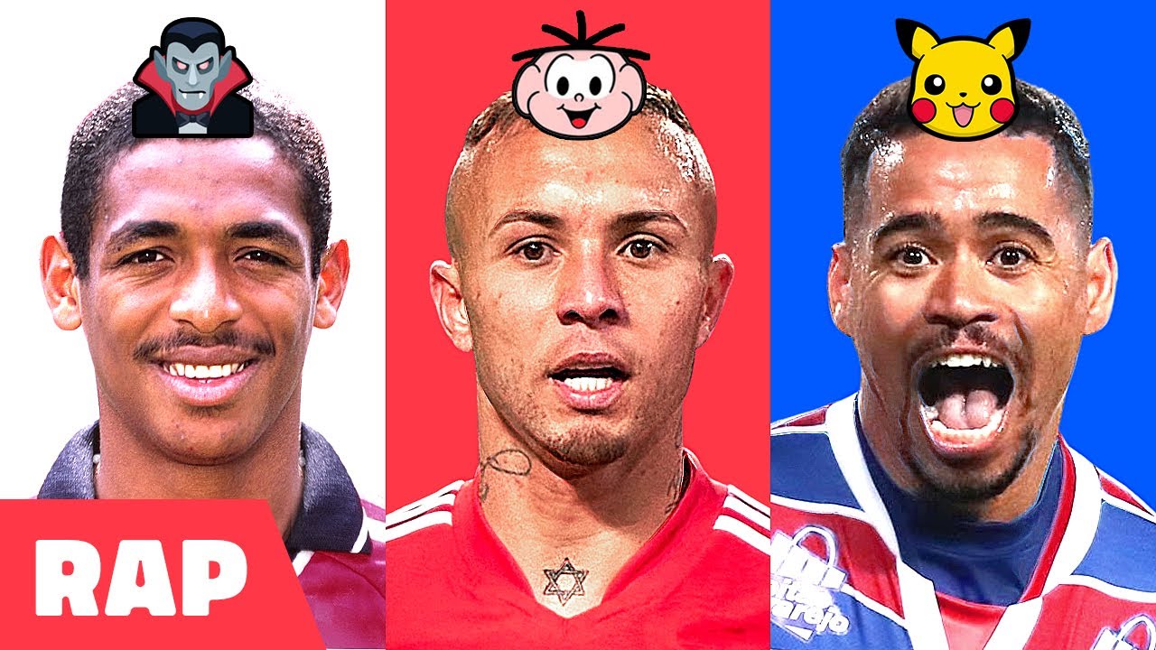 ♫ RAP DOS 20 APELIDOS MAIS ENGRAÇADOS DO FUTEBOL