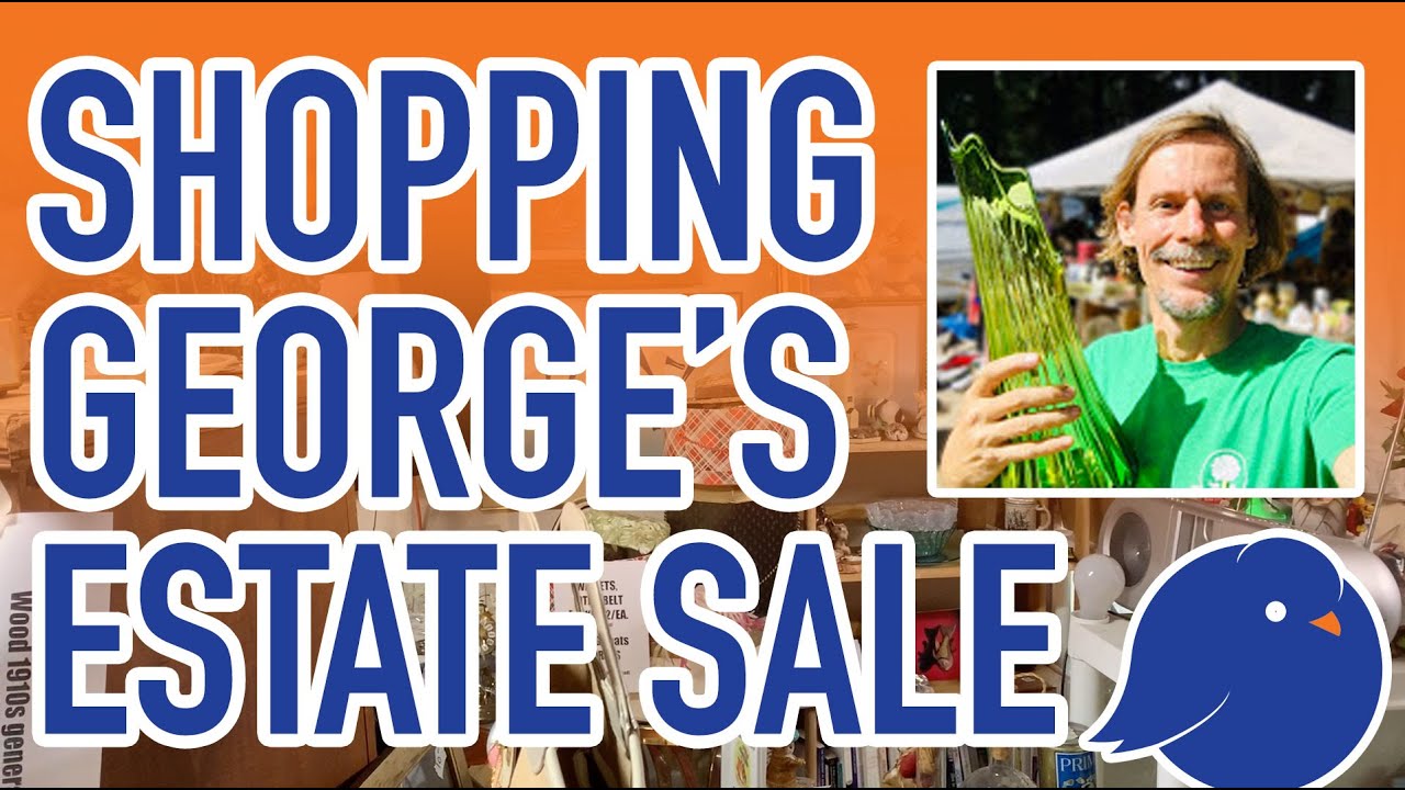 Shop Along with us at George's Estate Sale | The Antique Nomad | Reselling Vintage Treasures