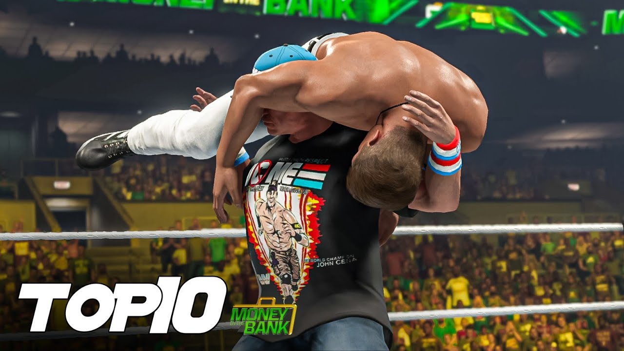 WWE 2K23: 10 лучших моментов Money In The Bank 2023