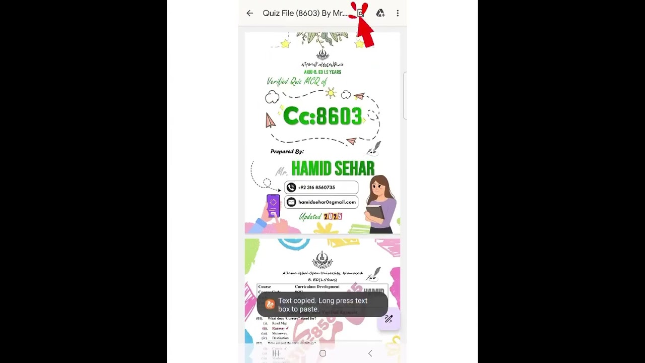 How to Solve AIOU B.Ed 1.5 Years Quizzes?  #AIOUAssignments #AIOUQuiz #aiouactivities