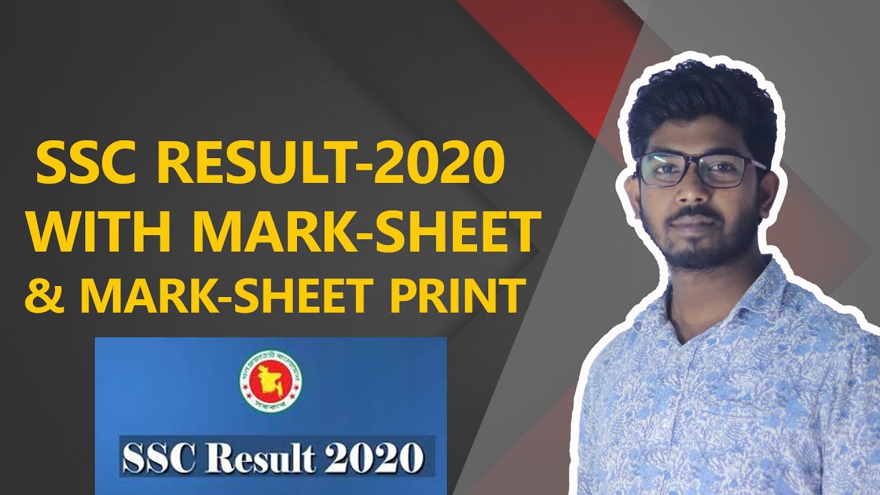 SSC RESULT 2020 WITH MARK-SHEET.
