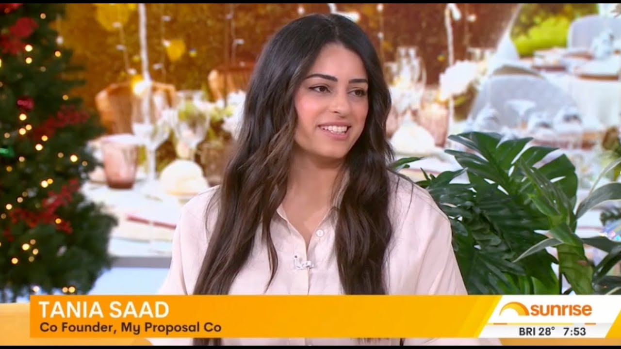 My Proposal Co. | Interview on Sunrise with David and Edwina!