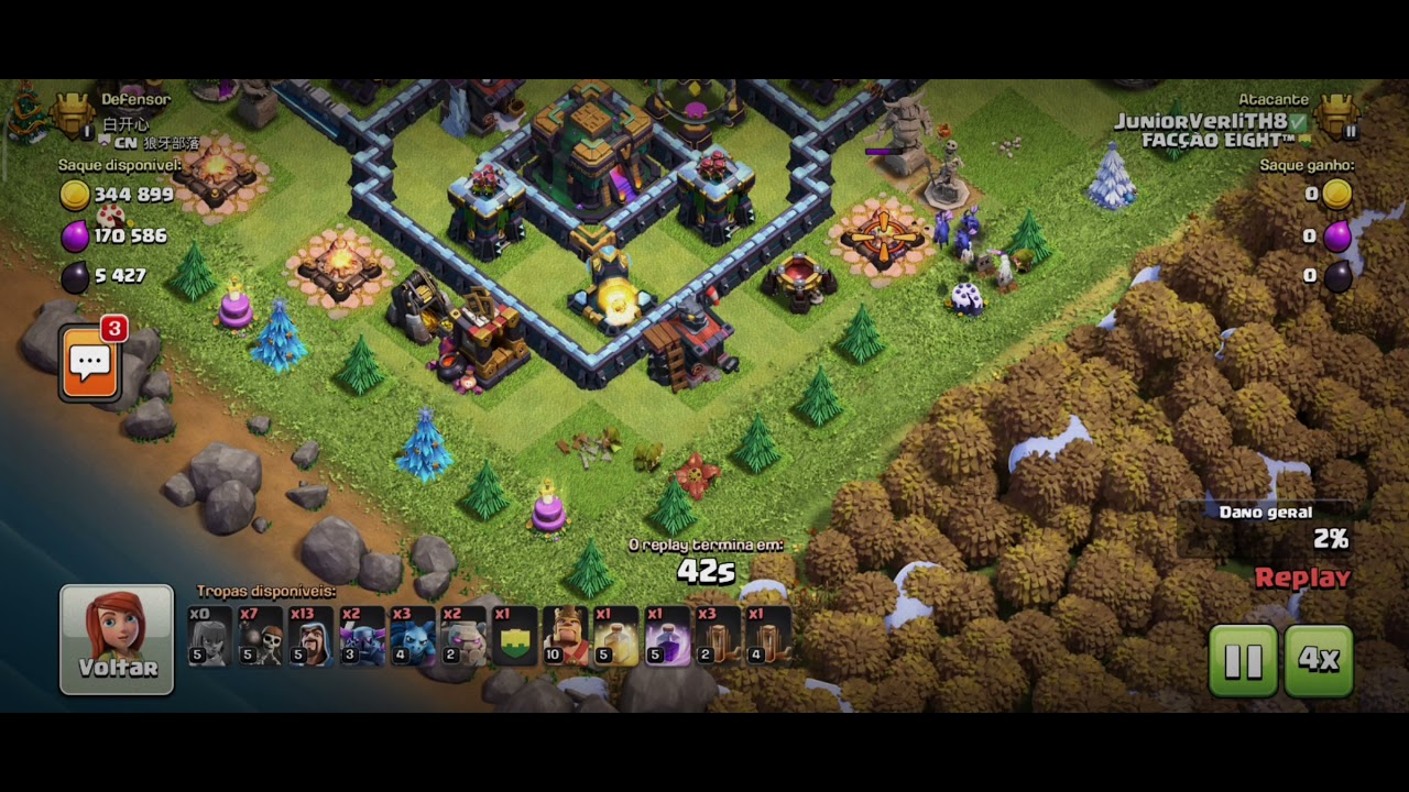 CV8 push to legendary league / push CV8 para liga lend&aacute;ria...