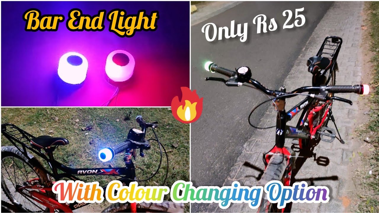 How To Make Bar End Light At Home||Handle Bar End Light||Diy Handle Light||Bar End Lights For Cycle