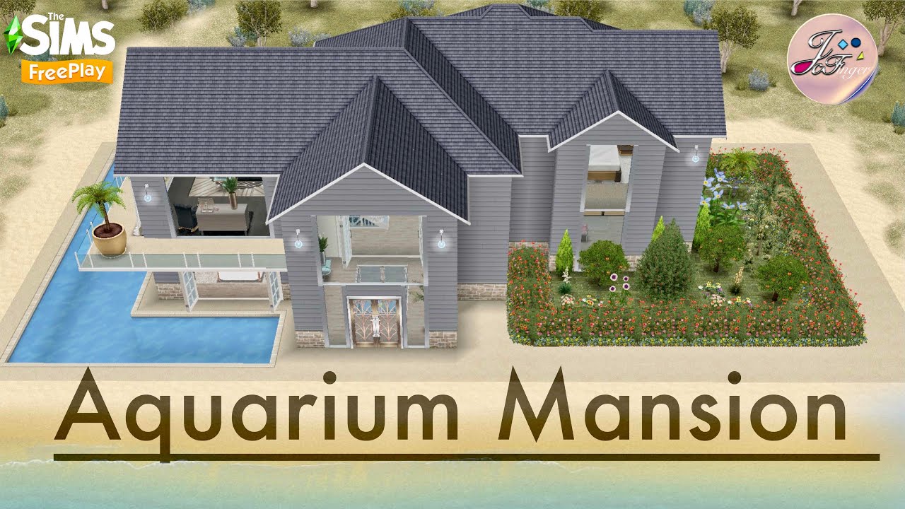 Sims FreePlay 🐠🌊| Aquarium Mansion | 🏠 By Joy