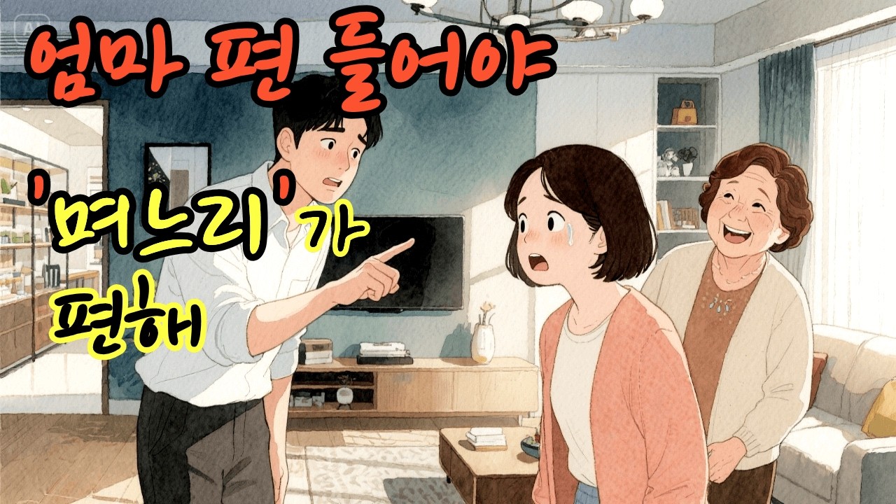 남편이 엄마 편을 들어야 며느리가 편하다네요 | 며느리 길들이기?