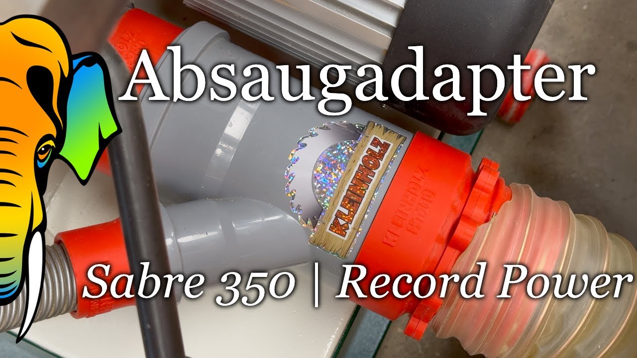 Absaugadapter von Kleinholz für die Sabre 350 von Record Power