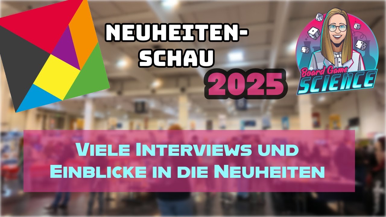 Neuheitenschau mit vielen Interviews auf der SPIEL 2025