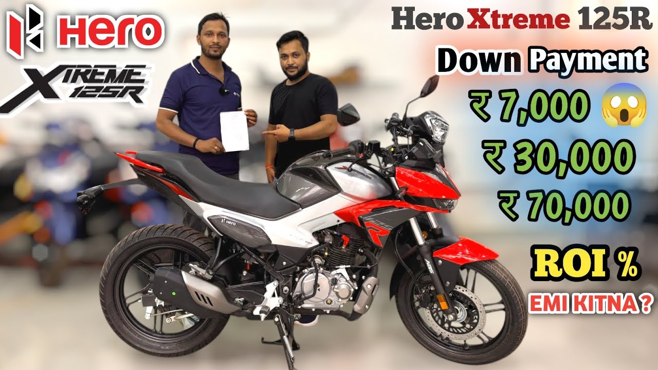 2025 Here Xtreme 125R Single Seat Finance😍 Down Payment & Month EMI Cost || On Road Price