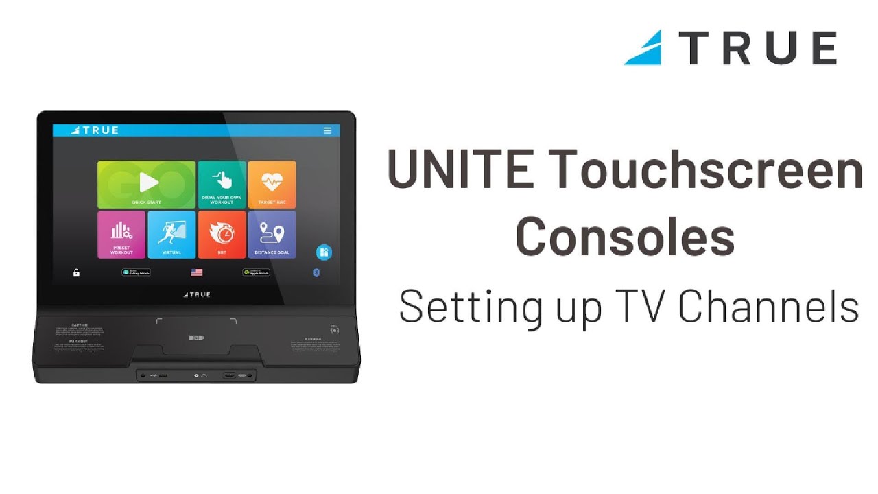How to Add, Scan, and Sync TV Channels on the TRUE Fitness UNITE Console