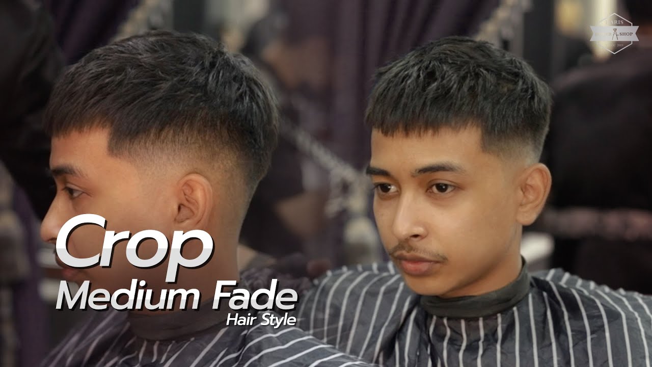 Crop Medium Fade ครอปเฟดกลาง ลุคเรียบง่ายสุดเท่ | HRBB