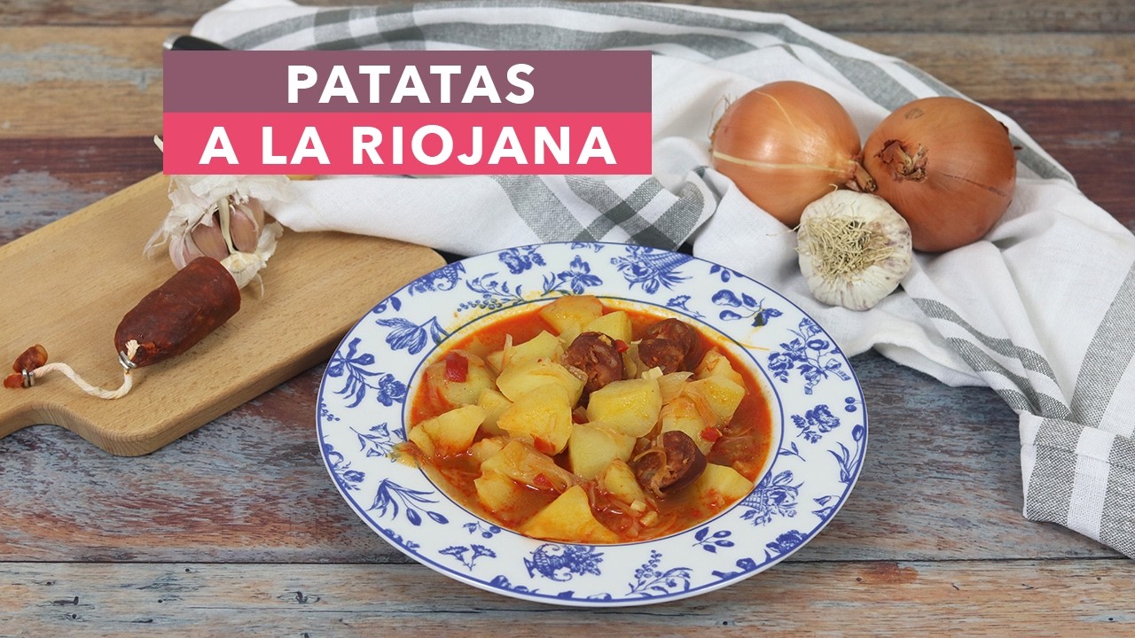 ESPECTACULAR GUISO TRADICIONAL DE PATATAS CON CHORIZO | C&oacute;mo hacer patatas a la riojana paso a paso