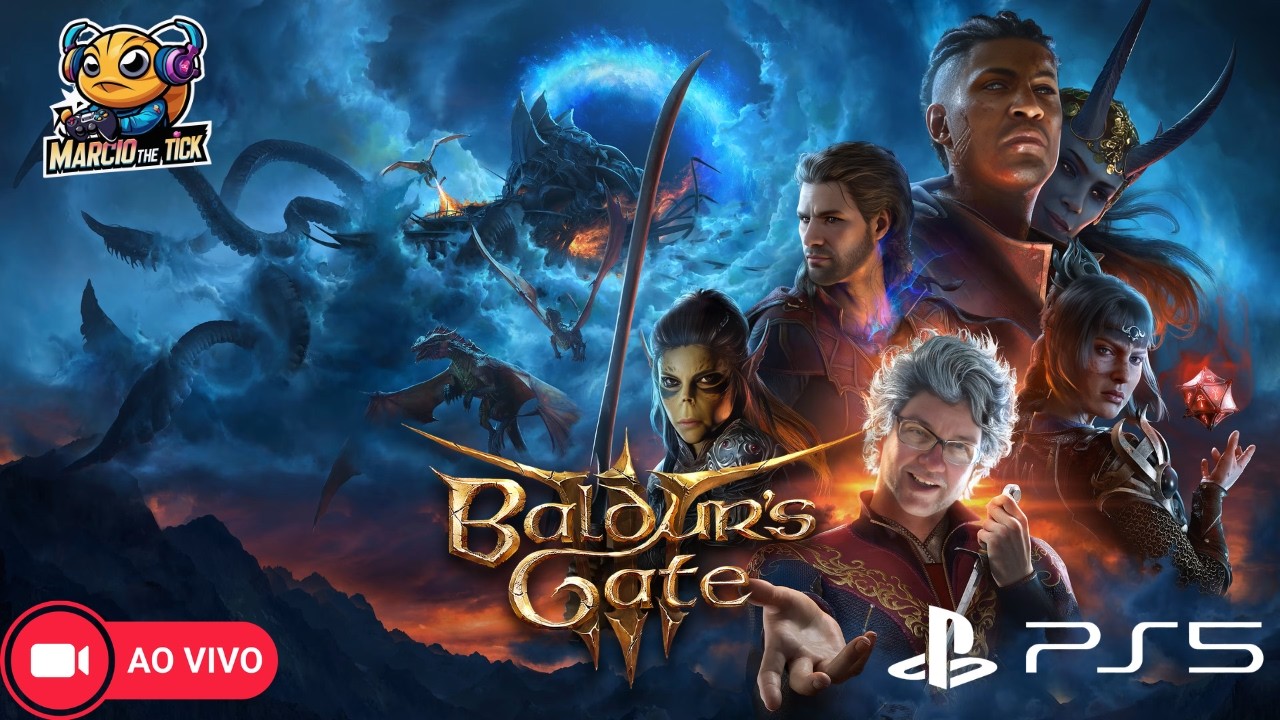 🔥PT 7  Explorando o Inesperado: Jornada Épica em Baldur’s Gate 3 ao Vivo (PS5)
