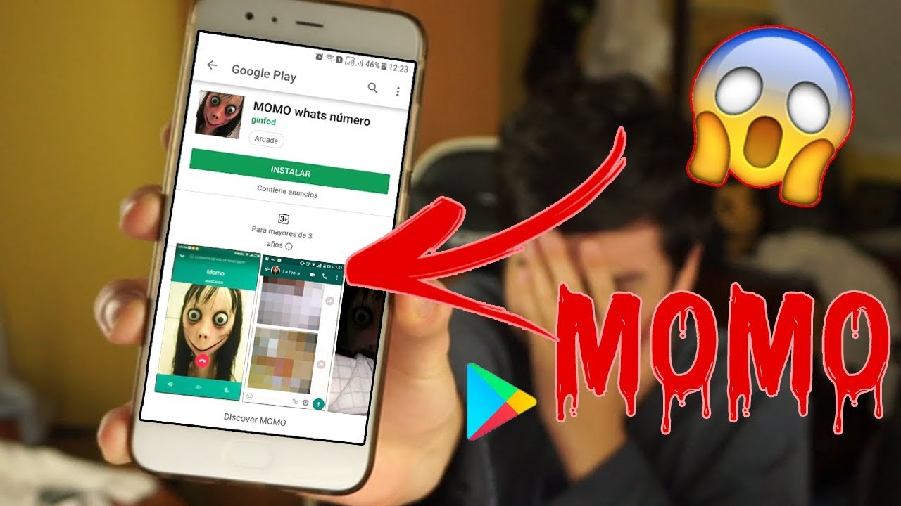 MOMO WhatsApp N&Uacute;MERO MALDITO Descargar en Google play store