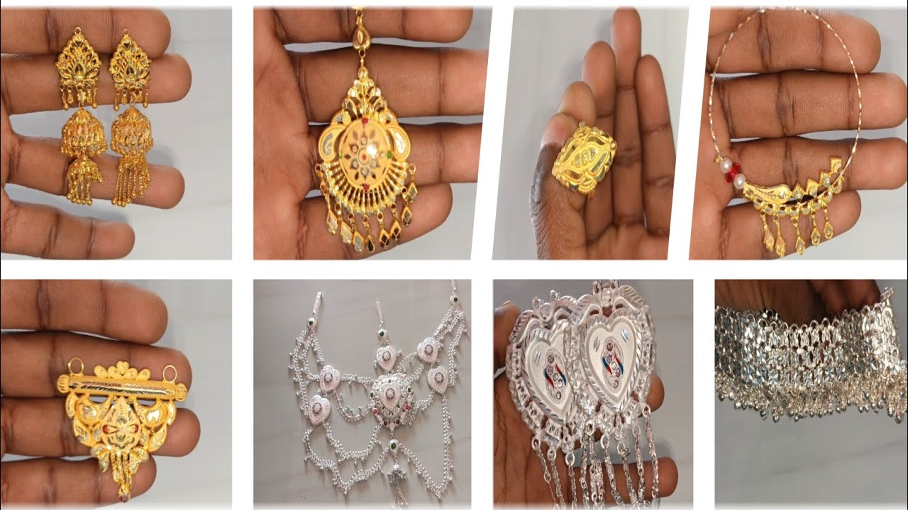 Gold and silver // New design jewellery collection 2026 with weight and price || @Deepujewellers9 