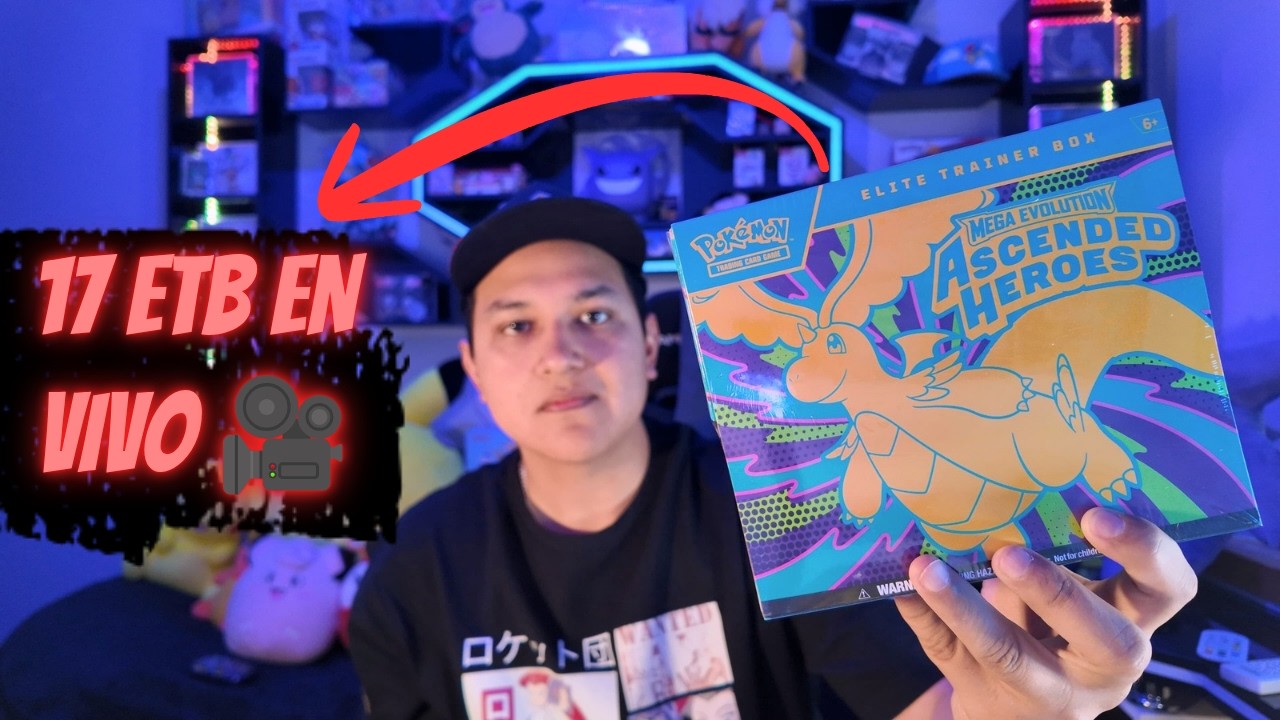 🔴 ¡17 ETB DE ASCENDED HEROES! La apertura MÁS GRANDE que he hecho 🔥