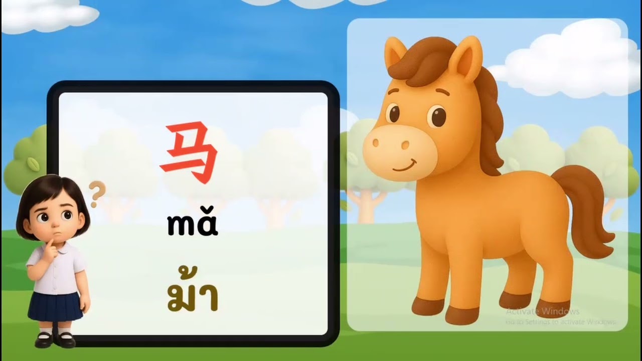 เรื่อง 动物 “สัตว์”