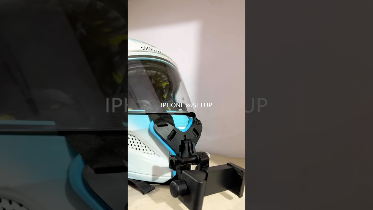 Helmet strap camera mount for beginners 😍 