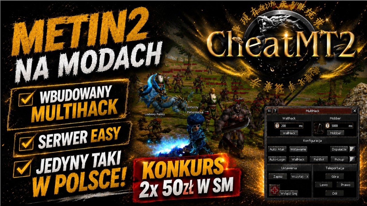 METIN2 NA MODACH #1 CHEATMT2.PL -  JEDYNY TAKI SERWER W POLSCE + KONKURS SM