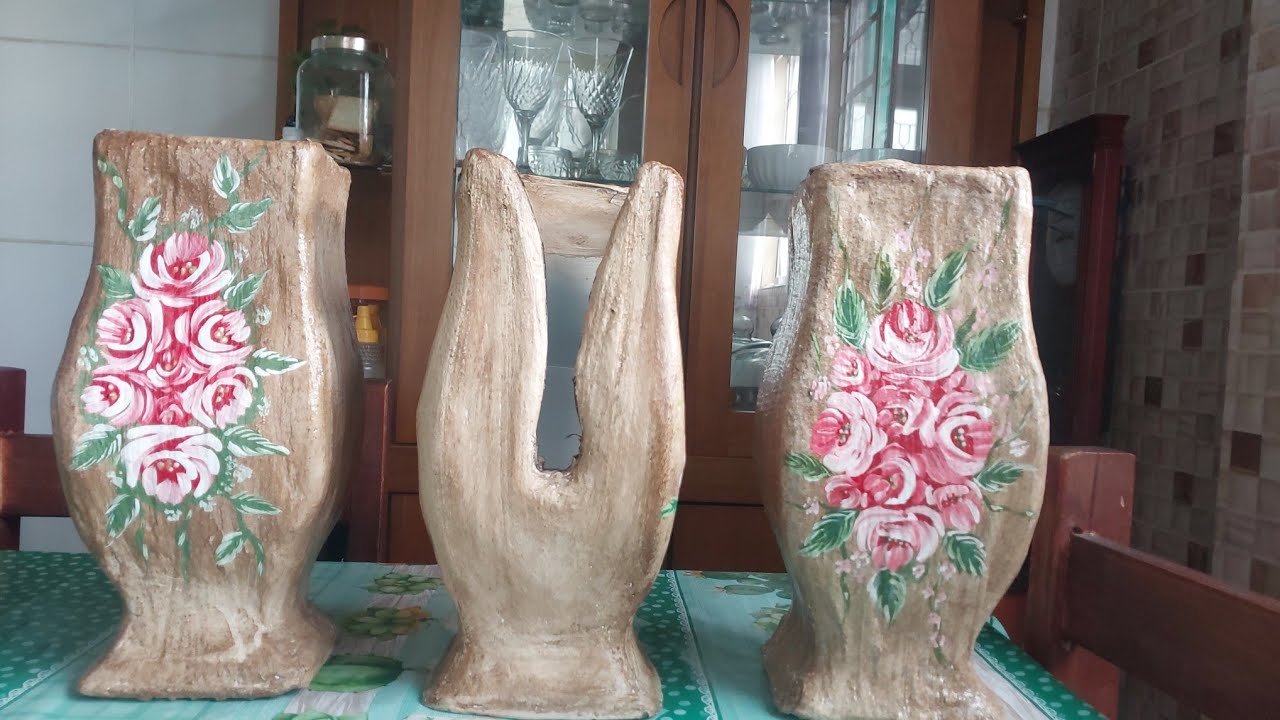 Como fazer vasos com fendas para plantar sementes em forma de cascata, com caixa de leite♻️  